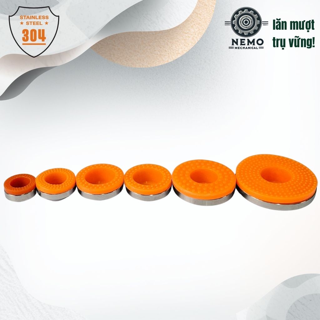 Chân Tăng Chỉnh Inox 304 Ren M14 – Đế Bát Dày Chịu Tải Siêu Nặng 600kg, Chống Ăn Mòn Tuyệt Đối